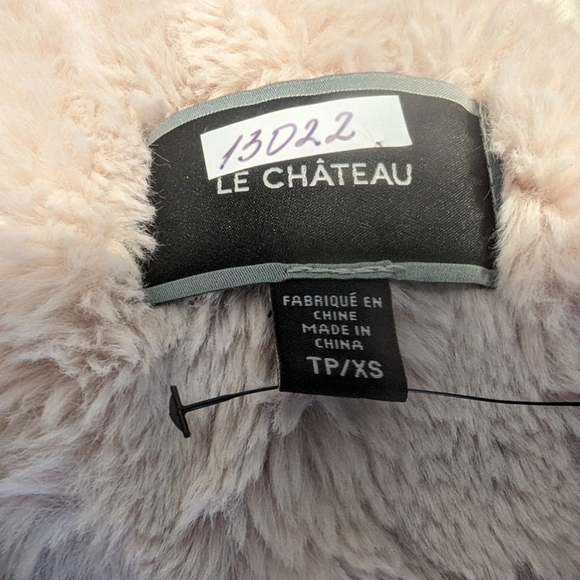 Faux White Fur Snow Bunny Coat Oversized Jacket - Picture 7 of 7